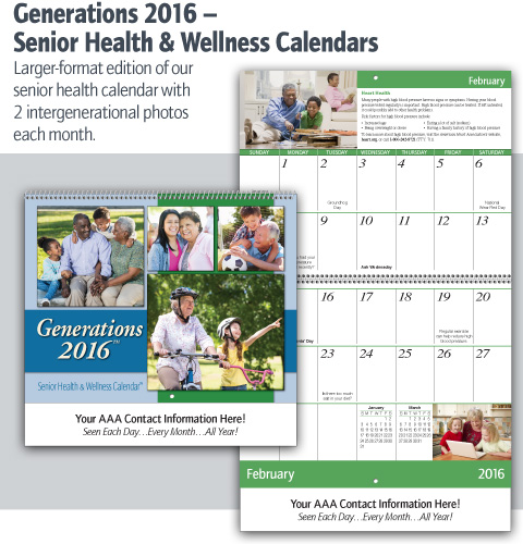 Generations Senior Health & Wellness Calendar