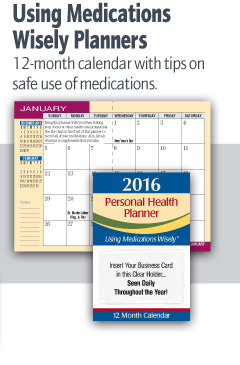 Using Medications Wisely Planners