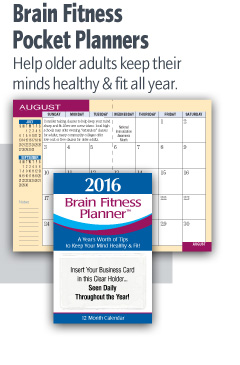 Brain Fitness Pocket Planners